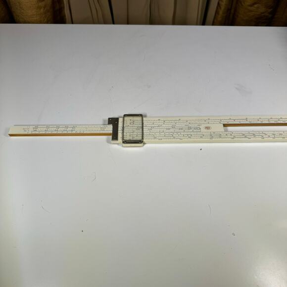 Vintage Frederick Post Co. Versalog 1460 Slide Rule Leather Case Hemmi Japan - Picture 4 of 10